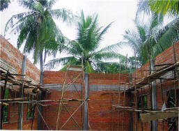 The church in Chook, Kampot, Cambodia