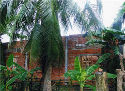 Second view, the church in Chook, Kampot, Cambocia
