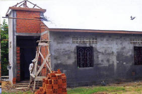 The Church in Chrap Kransang, Battambang, Cambodia