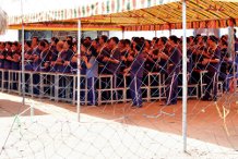 Worship Service in Pursat Prison, Pursat, Cambodia